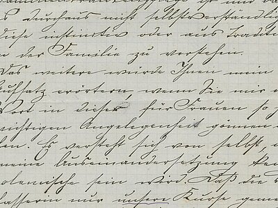 SP-17 ; 2 Brief von Lina Morgenstern an unbekannt, hs. vom 04.03.1889, S. 3; Gemeinfrei.