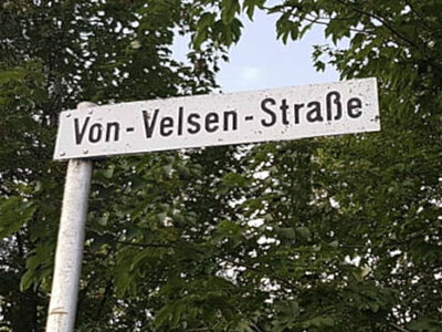von-Velsen-Straße in Ried. Foto: Bianca Walther. 