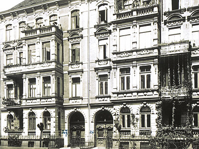 A-F-NLK16-00161, Haus des Deutschen Evangelischen Frauenbundes in Hannover, Wedekindstr. 26-27, ca. 1920. Gemeinfrei.