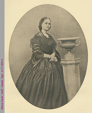 A-F1-00314 Porträt von Minna Cauer, ca. 1860. Rechte vorbehalten - freier Zugang. 