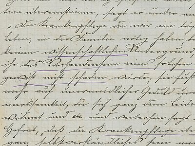 SP-17 ; 2 Brief von Lina Morgenstern an unbekannt, hs. vom 04.03.1889, S. 2; Gemeinfrei.